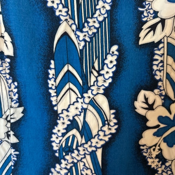 Tiki Palm Hawaiian Midi Dress Size Large Hawaiian - Picture 6 of 12